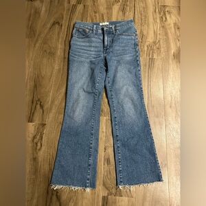 Madewell Mid Rise Kick Out Jeans size 27